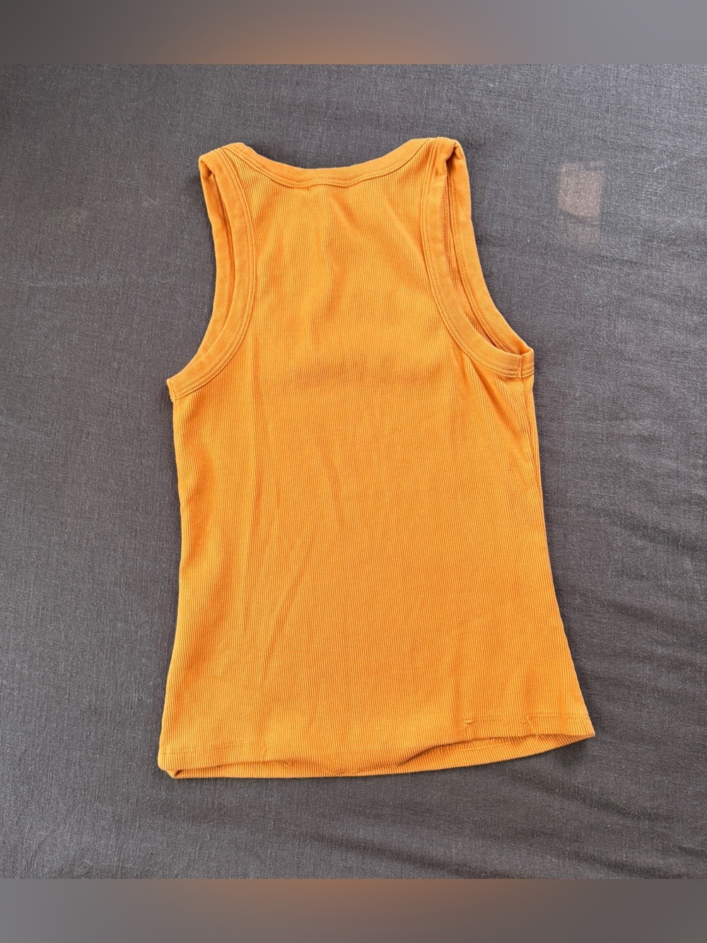 Veronica Beard Birke Scoop Neck Ribbed Tank Burnt Orange XS - Picture 5 of 11